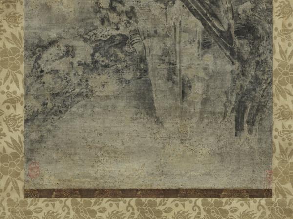 宋徽宗畫鷹　軸