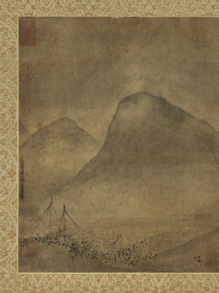 宋惠崇平沙落雁　軸