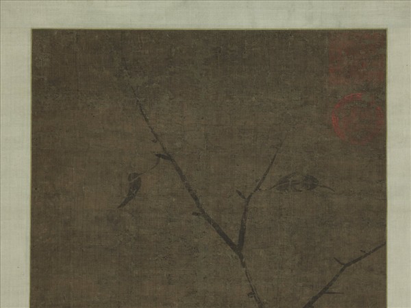 宋毛益雙喜鵲　軸