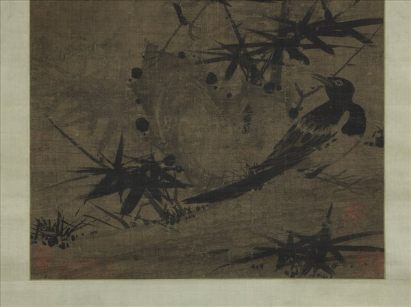 宋毛益雙喜鵲　軸