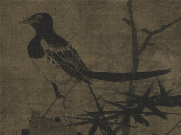 宋毛益雙喜鵲　軸