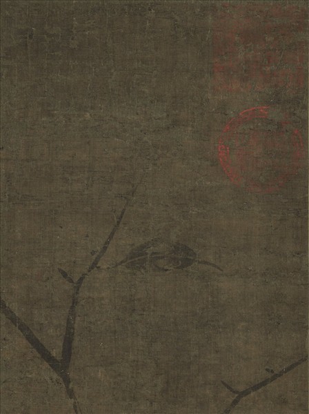 宋毛益雙喜鵲　軸