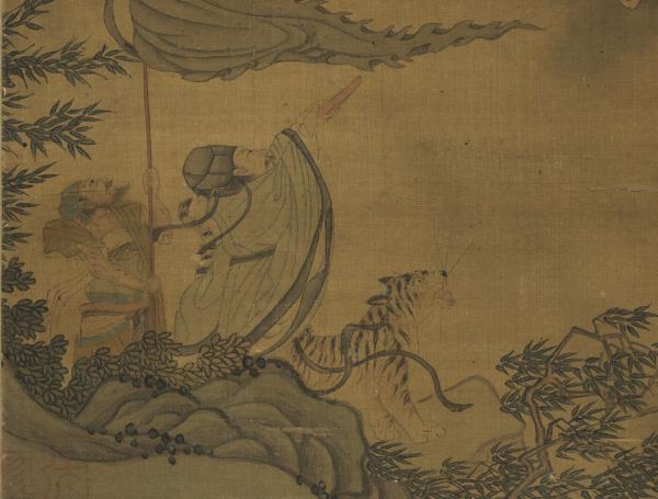 宋李公麟為霖圖　軸