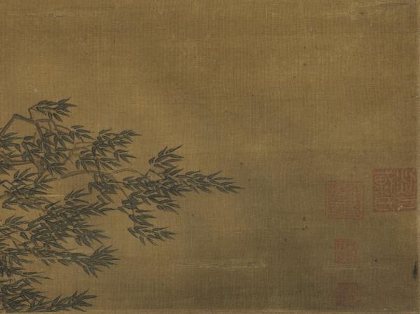 宋李公麟為霖圖　軸