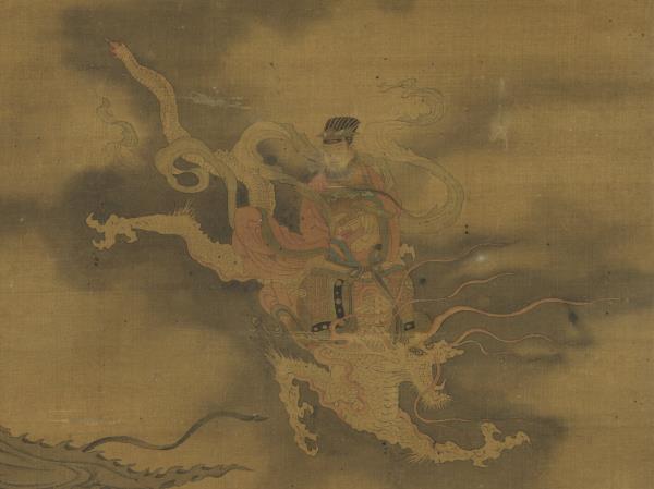 宋李公麟為霖圖　軸