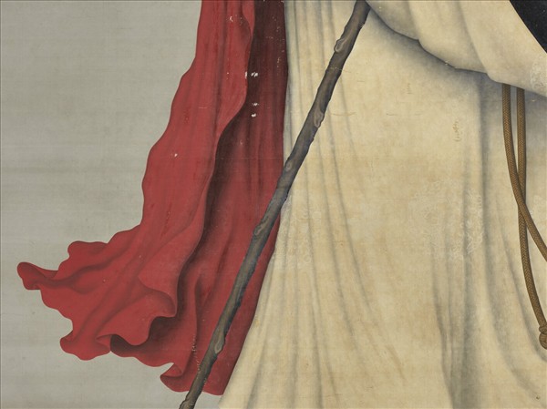 舊洋畫羅漢　軸