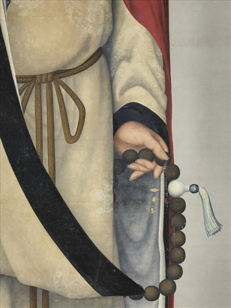 舊洋畫羅漢　軸