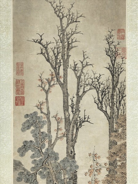 清吳時寫杜牧詩意　軸