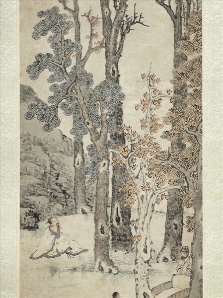 清吳時寫杜牧詩意　軸