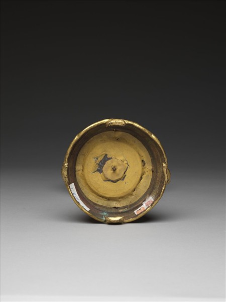 銅鍍金嵌料法輪