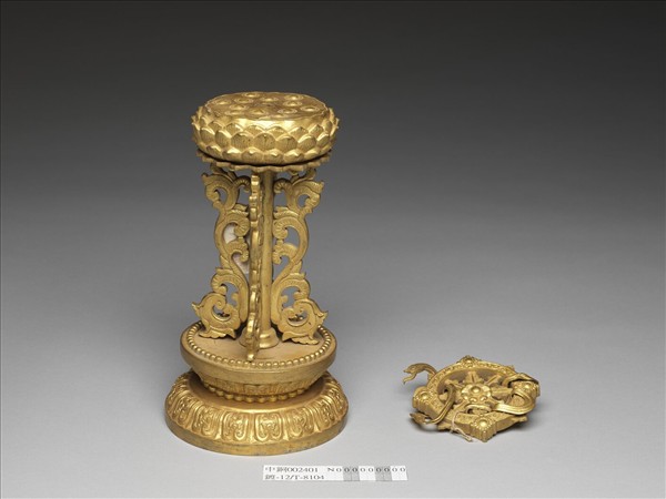 銅鍍金七政寶（寶輪）