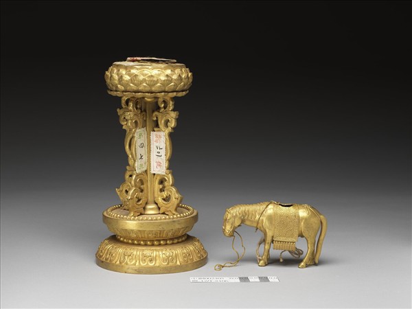 銅鍍金七政寶（寶馬）