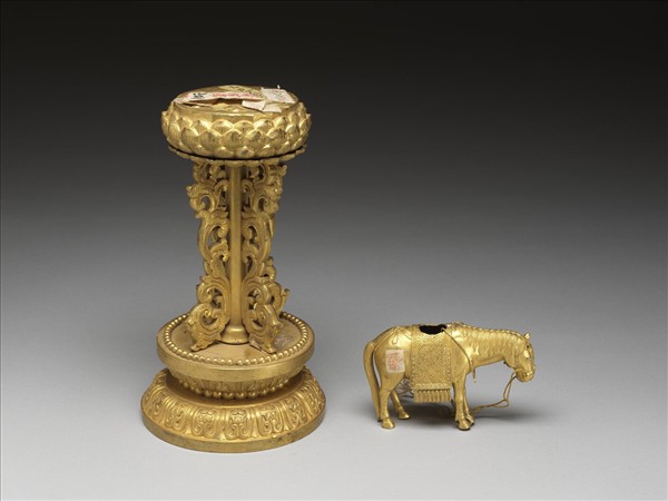 銅鍍金七政寶（寶馬）