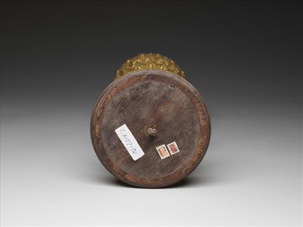 銅鍍金嵌料七政寶（寶輪）