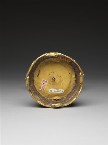 銅鍍金嵌料及螺鈿法輪