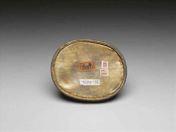 銅鍍金嵌料法輪