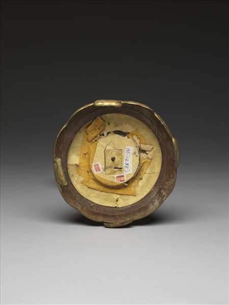 銅鍍金嵌料法輪