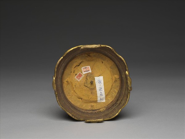 銅鍍金嵌料法輪