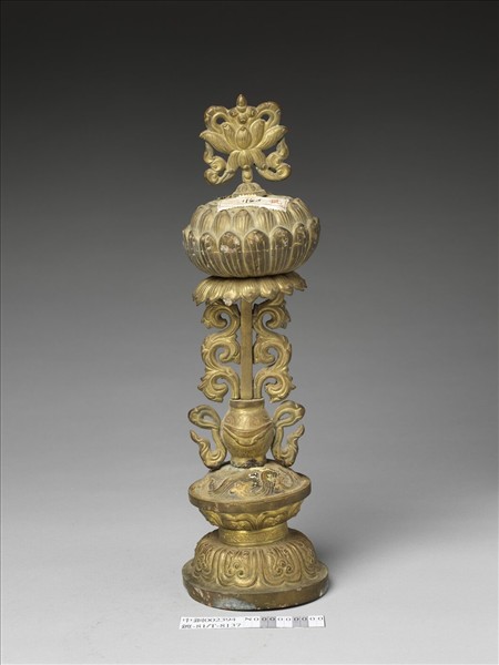 銅鍍金八寶（蓮花）