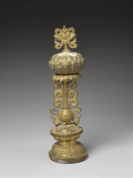 銅鍍金八寶（蓮花）