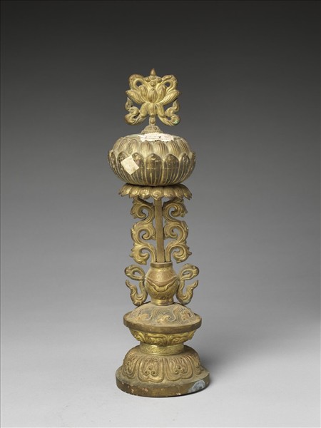 銅鍍金八寶（蓮花）