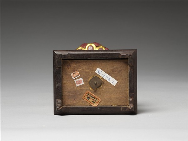 銅鍍金嵌玉及填料七政寶（寶象）