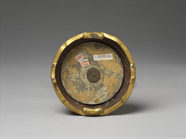 銅鍍金嵌料法輪