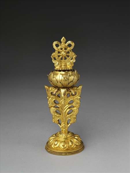 銅鍍金七政寶-寶輪