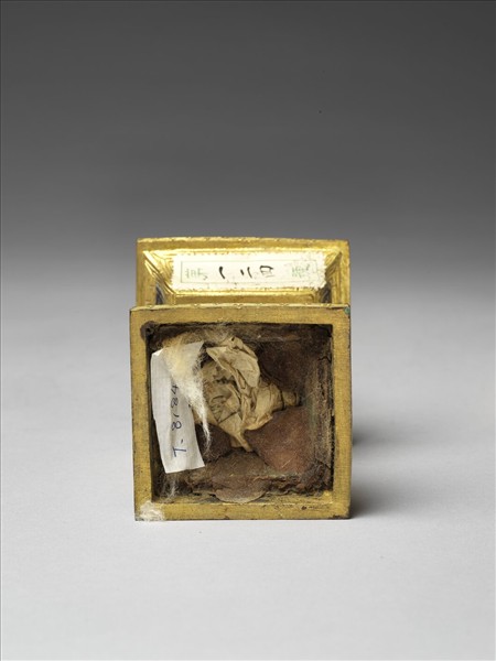 銅鍍金嵌青金石燭台（五供）