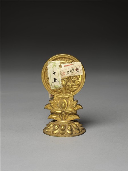 銅鍍金七政寶（寶輪）