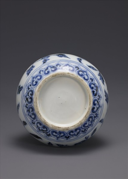 青花四季花卉紋玉壺春瓶