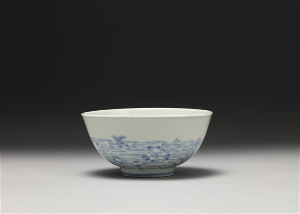 青花蓮塘紋碗