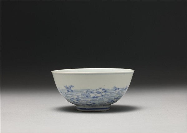 青花蓮塘紋碗