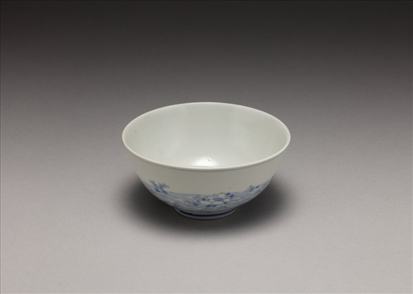 青花蓮塘紋碗