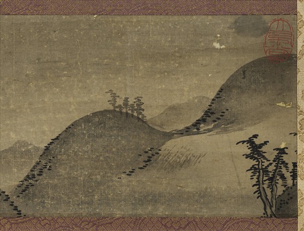 宋人山水小景　軸