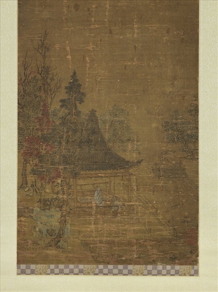 元趙孟頫橙黃橘綠　軸