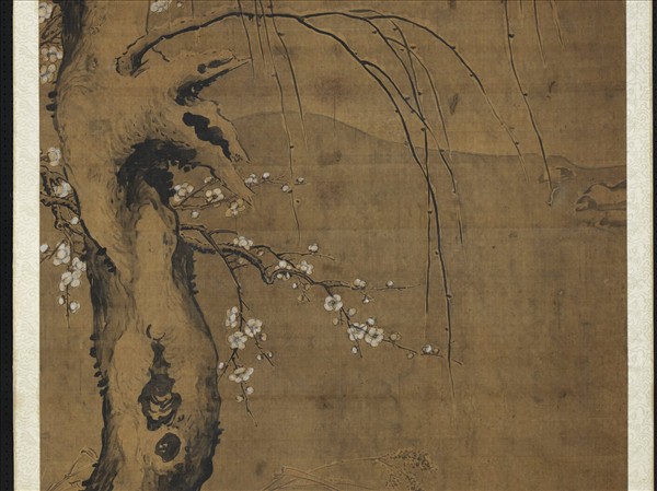 明人梅柳雙雁　軸