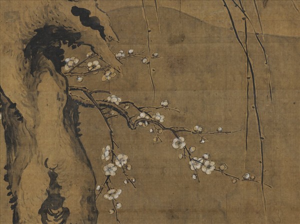 明人梅柳雙雁　軸