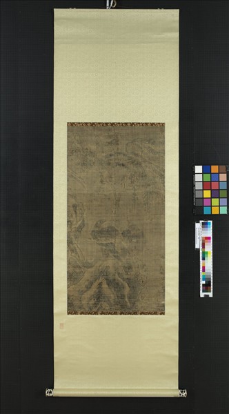 無款松鷹圖　軸