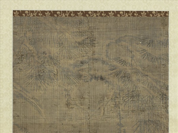 無款松鷹圖　軸