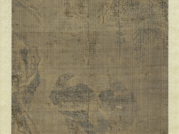 無款松鷹圖　軸