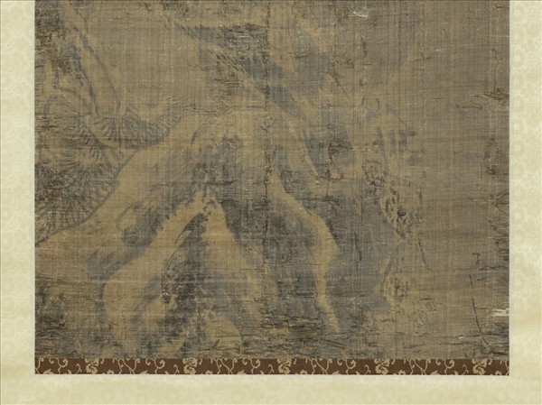 無款松鷹圖　軸