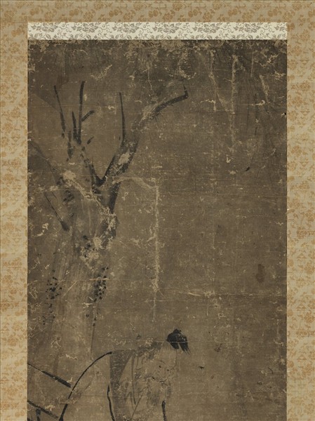 日本海北友松周茂叔愛蓮圖　軸