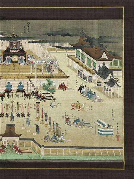 日本紫宸宮殿圖　軸