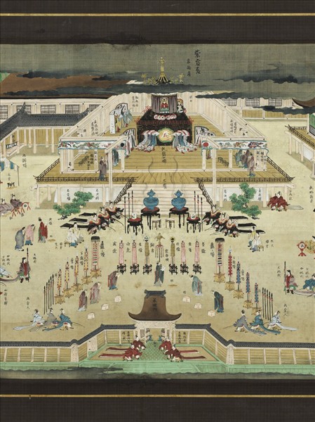 日本紫宸宮殿圖　軸