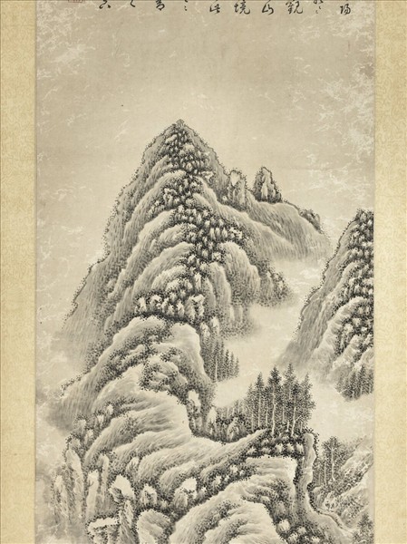 清徐枋山水　軸