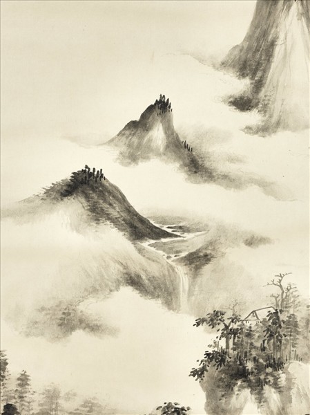 民國祁崑擬惲壽平雲海圖　軸