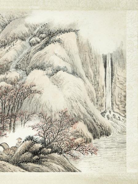 清吳穀祥楓林停車　軸