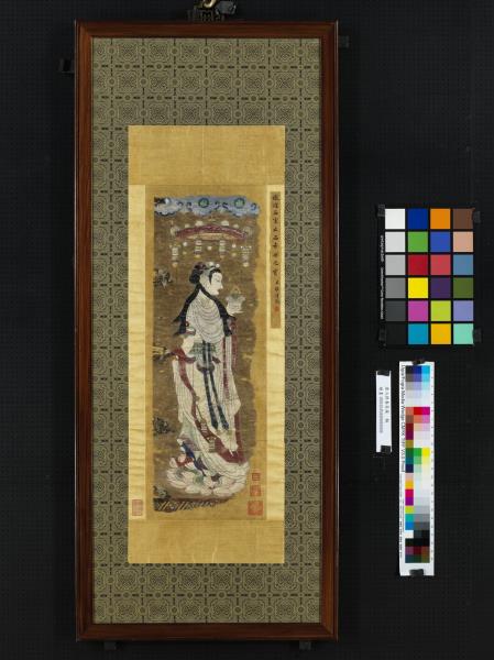 唐人供養菩薩　軸