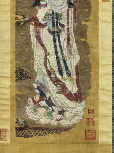 唐人供養菩薩　軸